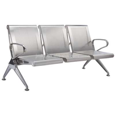 Stainless steel waiting chair 3-seater waiting chair